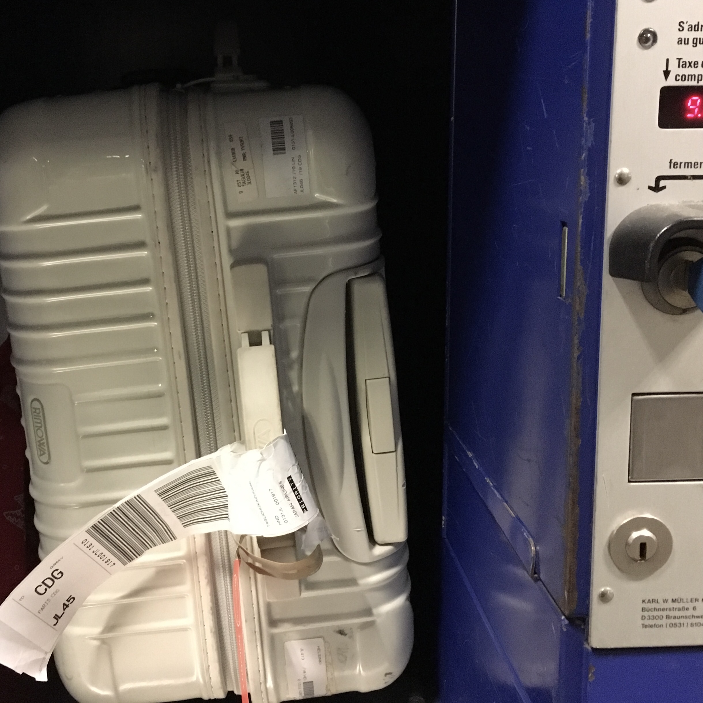 ラゲッジタグの写真